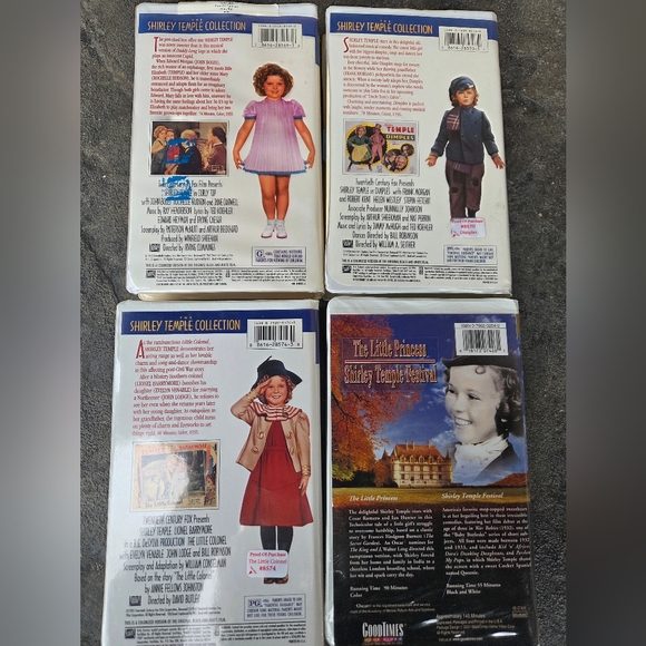 Shirley Temple Family Feature VHS Collection - Picture 3 of 7